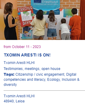#Erasmus Days: TXOMIN ARESTI IS ON!